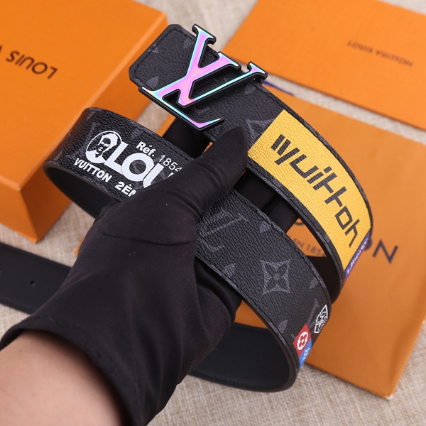 激安ルイヴィトンベルト素材ディテール